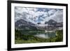 Clouds over an Alpine Lake in Assiniboine Provincial Park-Howie Garber-Framed Photographic Print