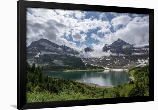 Clouds over an Alpine Lake in Assiniboine Provincial Park-Howie Garber-Framed Photographic Print