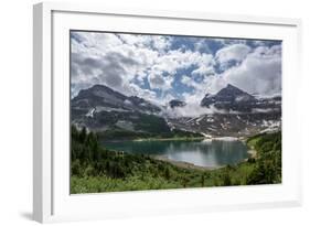 Clouds over an Alpine Lake in Assiniboine Provincial Park-Howie Garber-Framed Photographic Print