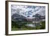 Clouds over an Alpine Lake in Assiniboine Provincial Park-Howie Garber-Framed Photographic Print