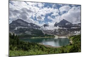 Clouds over an Alpine Lake in Assiniboine Provincial Park-Howie Garber-Mounted Photographic Print