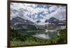 Clouds over an Alpine Lake in Assiniboine Provincial Park-Howie Garber-Framed Photographic Print