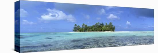 Clouds over an Island, Motutapu, Bora Bora, French Polynesia-null-Stretched Canvas