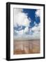 Clouds over Beach, Wadden Sea National Park, Westerheversand, Eiderstedt Peninsula-null-Framed Photographic Print