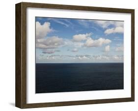 Clouds over Calm Sea-Norbert Schaefer-Framed Photographic Print