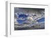 Clouds over Fjord in the Winter.-Arctic-Images-Framed Photographic Print