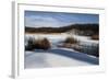 Clouds Over Frozen Pond With Snow-Anthony Paladino-Framed Giclee Print