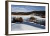 Clouds Over Frozen Pond With Snow-Anthony Paladino-Framed Giclee Print