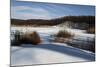 Clouds Over Frozen Pond With Snow-Anthony Paladino-Mounted Giclee Print