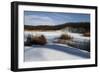 Clouds Over Frozen Pond With Snow-Anthony Paladino-Framed Giclee Print