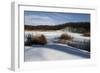 Clouds Over Frozen Pond With Snow-Anthony Paladino-Framed Giclee Print