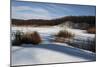 Clouds Over Frozen Pond With Snow-Anthony Paladino-Mounted Giclee Print