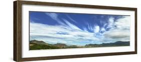 Clouds over landscape, Eastern South Africa Coast, South Africa-Panoramic Images-Framed Photographic Print