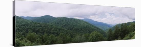 Clouds over Mountains, Blue Ridge Mountains, Asheville, Buncombe County, North Carolina, USA-null-Stretched Canvas