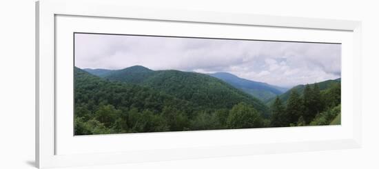 Clouds over Mountains, Blue Ridge Mountains, Asheville, Buncombe County, North Carolina, USA-null-Framed Photographic Print