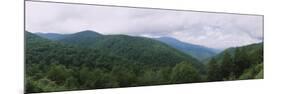 Clouds over Mountains, Blue Ridge Mountains, Asheville, Buncombe County, North Carolina, USA-null-Mounted Photographic Print