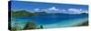 Clouds over Mountains, Leinster Bay, St. John, Us Virgin Islands-null-Stretched Canvas