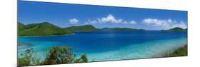Clouds over Mountains, Leinster Bay, St. John, Us Virgin Islands-null-Mounted Photographic Print