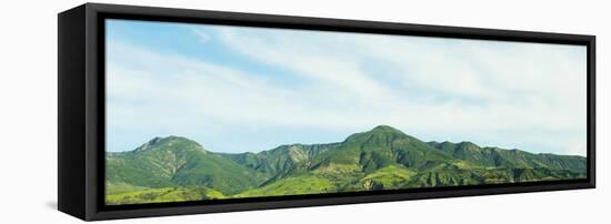 Clouds over Mountains, Los Padre National Forest, California, USA-null-Framed Stretched Canvas