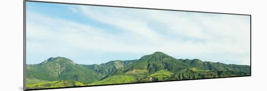 Clouds over Mountains, Los Padre National Forest, California, USA-null-Mounted Photographic Print