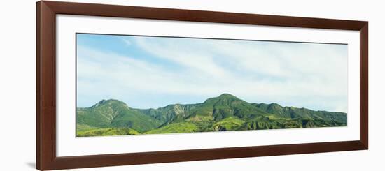 Clouds over Mountains, Los Padre National Forest, California, USA-null-Framed Photographic Print