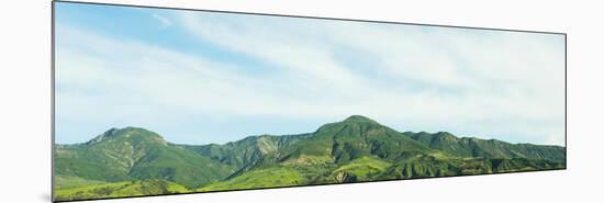 Clouds over Mountains, Los Padre National Forest, California, USA-null-Mounted Photographic Print