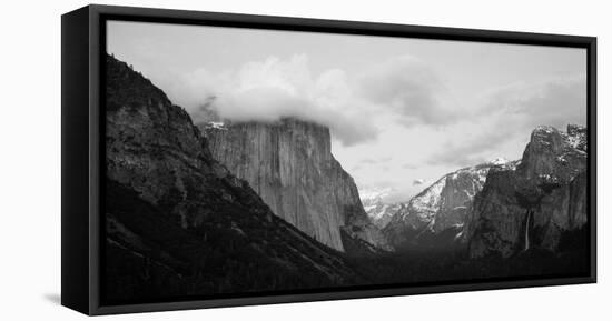 Clouds over Mountains, Yosemite National Park, California, USA-null-Framed Stretched Canvas