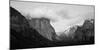 Clouds over Mountains, Yosemite National Park, California, USA-null-Mounted Photographic Print