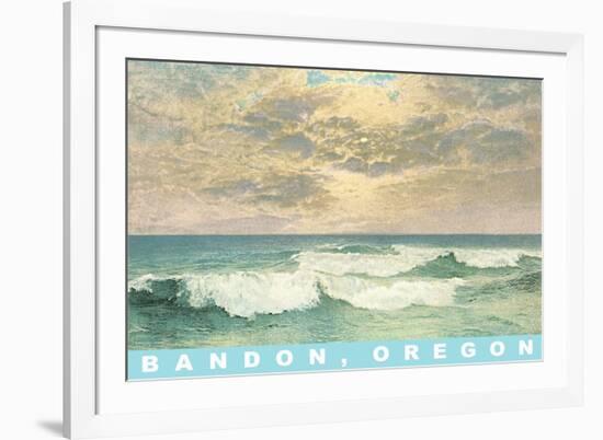 Clouds over Ocean, Bandon, Oregon-null-Framed Premium Giclee Print