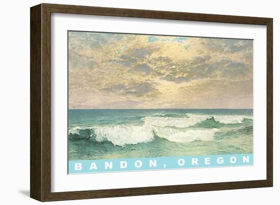 Clouds over Ocean, Bandon, Oregon-null-Framed Art Print