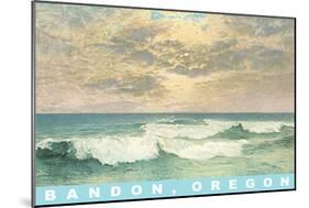 Clouds over Ocean, Bandon, Oregon-null-Mounted Art Print