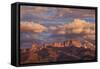 Clouds over Palisades at Sunset-James Hager-Framed Stretched Canvas