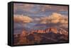 Clouds over Palisades at Sunset-James Hager-Framed Stretched Canvas