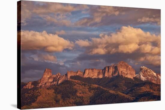 Clouds over Palisades at Sunset-James Hager-Stretched Canvas