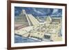 Clouds over Pyramids, Templo Mayor, Tenochtitlan, Mexico City, Mexico-null-Framed Giclee Print
