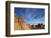 Clouds over Sandstone Cones, Coyote Buttes Wilderness, Vermilion Cliffs National Monument-James Hager-Framed Photographic Print