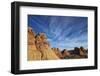 Clouds over Sandstone Cones, Coyote Buttes Wilderness, Vermilion Cliffs National Monument-James Hager-Framed Photographic Print