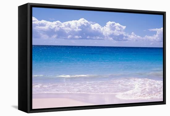 Clouds over sea, Caribbean Sea, Vieques, Puerto Rico-null-Framed Stretched Canvas
