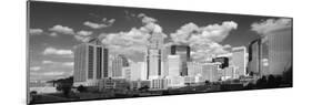 Clouds over Skyscrapers in a City, Charlotte, North Carolina, USA-Panoramic Images-Mounted Photo