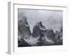 Clouds Over Snowcapped Mountains-null-Framed Photographic Print