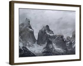 Clouds Over Snowcapped Mountains-null-Framed Photographic Print