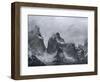 Clouds Over Snowcapped Mountains-null-Framed Photographic Print