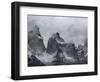 Clouds Over Snowcapped Mountains-null-Framed Photographic Print