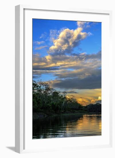 Clouds over the Amazon basin, Peru.-Tom Norring-Framed Photographic Print