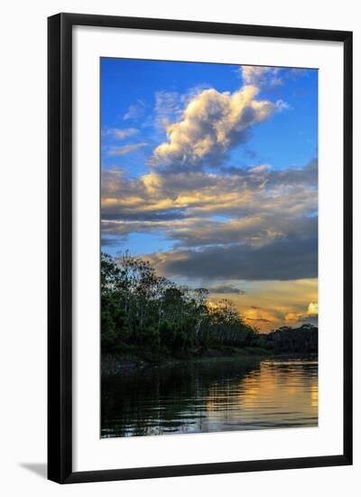 Clouds over the Amazon basin, Peru.-Tom Norring-Framed Photographic Print