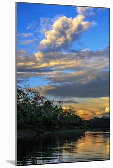 Clouds over the Amazon basin, Peru.-Tom Norring-Mounted Photographic Print