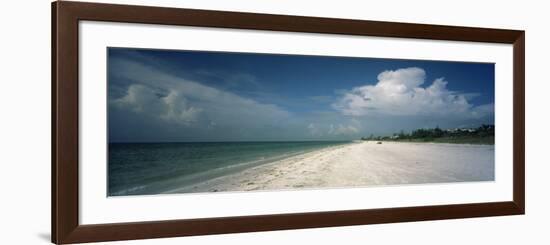 Clouds over the Beach, Lighthouse Beach, Sanibel Island, Fort Myers, Florida, USA-null-Framed Photographic Print