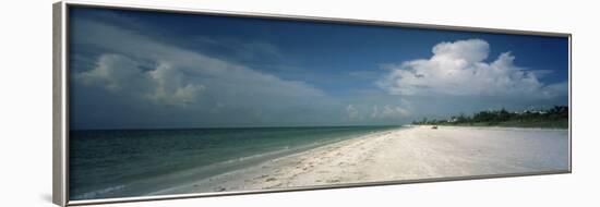 Clouds over the Beach, Lighthouse Beach, Sanibel Island, Fort Myers, Florida, USA-null-Framed Photographic Print