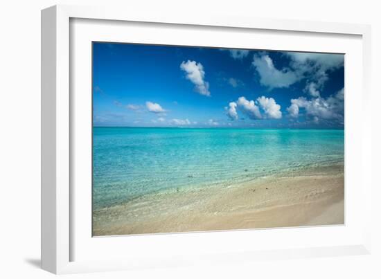 Clouds over the Pacific Ocean, Bora Bora, Society Islands, French Polynesia-null-Framed Photographic Print