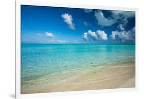 Clouds over the Pacific Ocean, Bora Bora, Society Islands, French Polynesia-null-Framed Photographic Print